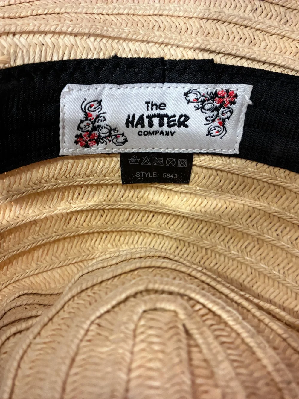 Men's Natural Straw Fedora with Black Band